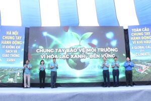 Hòa Lạc hưởng ứng Ngày Môi trường thế giới, lan tỏa thông điệp sống xanh