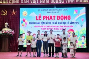 Phường Phú Lương chung tay chăm lo cho trẻ em, xây dựng môi trường an toàn trong dịp hè