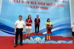 Hơn 200 VĐV tranh tài Giải bơi Hà Nội mở rộng năm 2026
