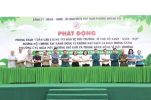 Lan tỏa thông điệp sống xanh từ các hoạt động hưởng ứng Ngày Môi trường thế giới tại phường Dương Nội