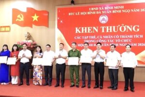Xã Bình Minh tổng kết công tác tổ chức Lễ hội Bình Đà xuân Bính Ngọ năm 2026