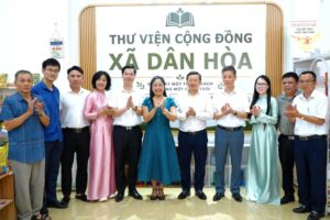 Xã Dân Hòa ra mắt Thư viện cộng đồng
