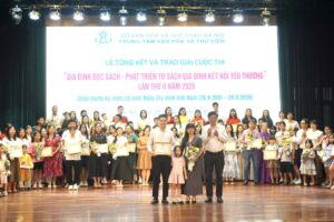 Trao 86 giải Cuộc thi “Gia đình đọc sách – Phát triển tủ sách gia đình kết nối yêu thương” lần thứ II năm 2026