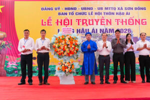 Xã Sơn Đồng tổ chức Lễ hội truyền thống đình Hậu Ái năm 2026