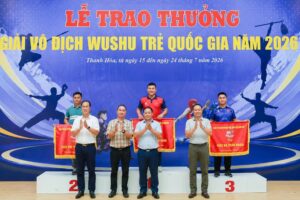 Đoàn Hà Nội giành ngôi Nhất toàn đoàn Giải vô địch wushu trẻ quốc gia năm 2026