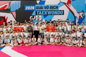Hà Nội giành 56 huy chương Giải vô địch Taekwondo thanh thiếu niên quốc gia CJ năm 2026