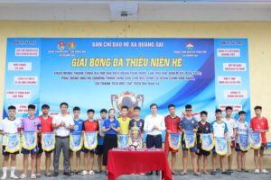 Khai mạc Giải bóng đá Thiếu niên hè xã Quảng Oai năm 2026