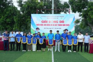 Khai mạc Giải bóng đá thiếu niên, nhi đồng hè xã Bát Tràng năm 2026