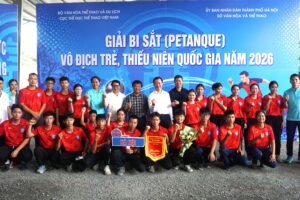 Hơn 100 VĐV tranh tài Giải Bi sắt vô địch trẻ, thiếu niên quốc gia năm 2026