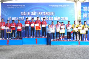 Đoàn Hà Nội giành 3 HCV Giải Bi sắt vô địch trẻ, thiếu niên quốc gia năm 2026
