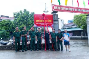 Xã Ứng Thiên có thêm 1 công trình thể dục thể thao
