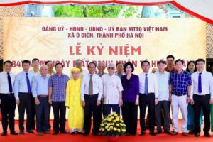 Xã Ô Diên long trọng tổ chức Lễ kỷ niệm 847 năm Ngày mất Danh nhân Tô Hiến Thành