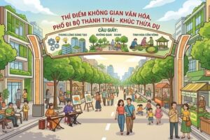 Kiến tạo không gian văn hóa sáng tạo, tuyến phố đi bộ thông minh ở phường Cầu Giấy