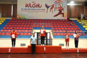 Đoàn Hà Nội giành vị trí Nhất toàn đoàn Giải Wushu Hà Nội mở rộng năm 2026