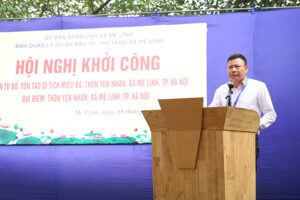 Xã Mê Linh triển khai dự án tu bổ, tôn tạo di tích Miếu Bà, thôn Yên Nhân
