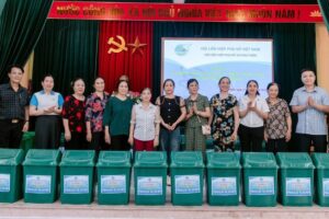 Xã Ứng Thiên ra mắt mô hình “Khu dân cư Sáng – Xanh – Sạch – Đẹp”